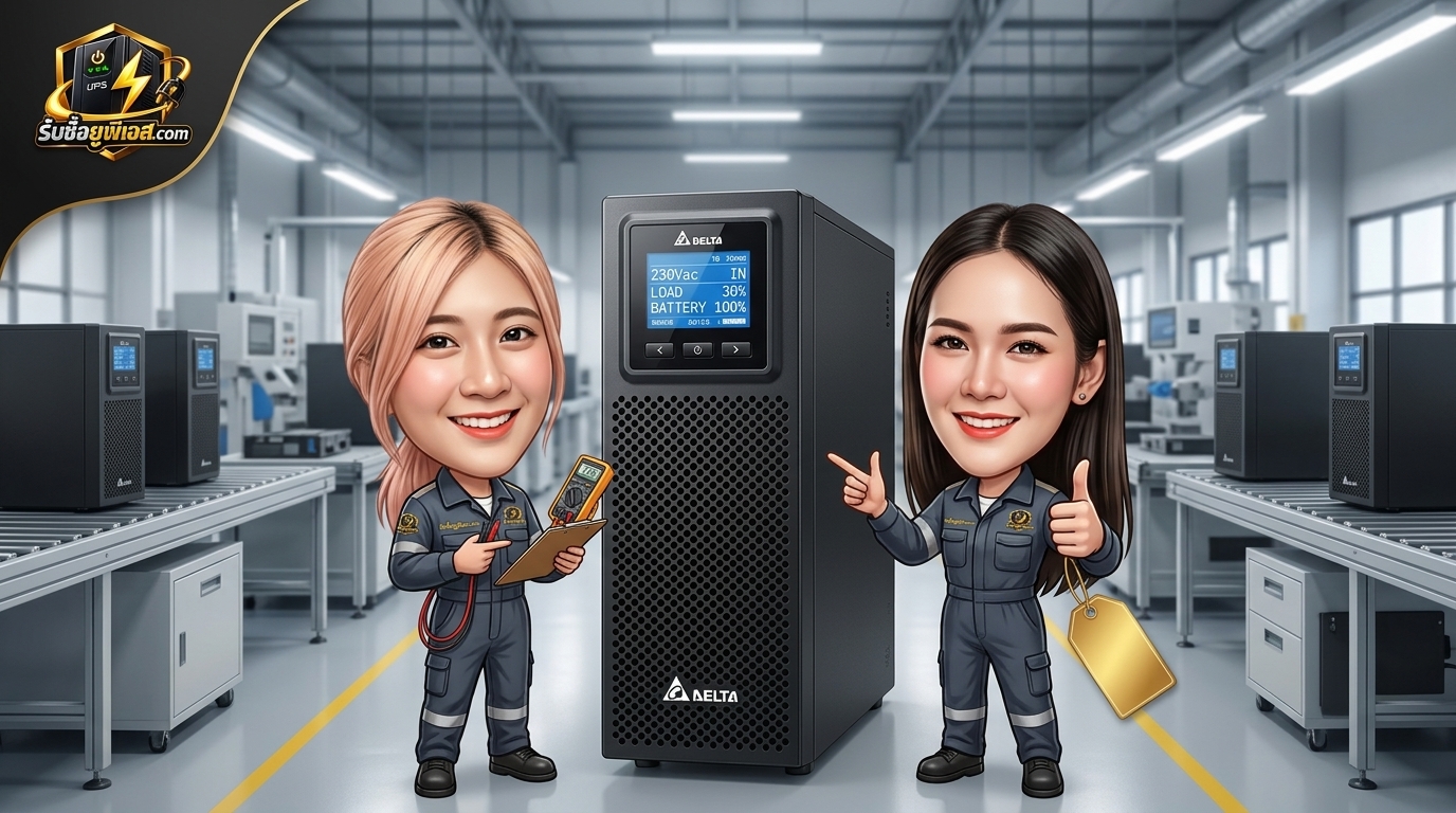 บริการรับซื้อ UPS Delta Agilon VX1000 เครื่องสำรองไฟ Line Interactive ชนิดตั้งโต๊ะ