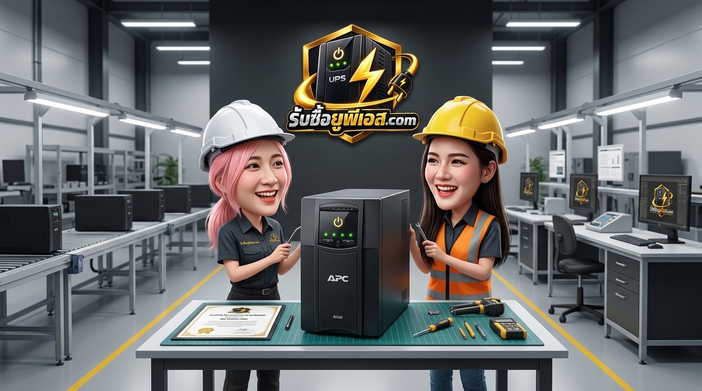บริการรับซื้อ UPS APC BVG1200I-MSN เครื่องสำรองไฟทรง Tower ขนาด 1200VA 650W พร้อมเต้ารับ Universal